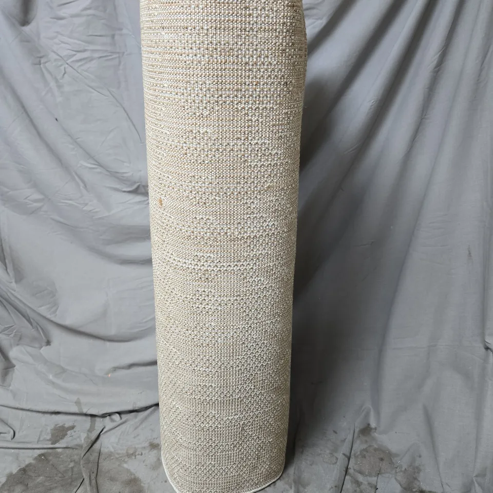 THE RUGS MOROCCAN SHAGGY RUG RUNNER – 80 × 300 CM (BEIGE)