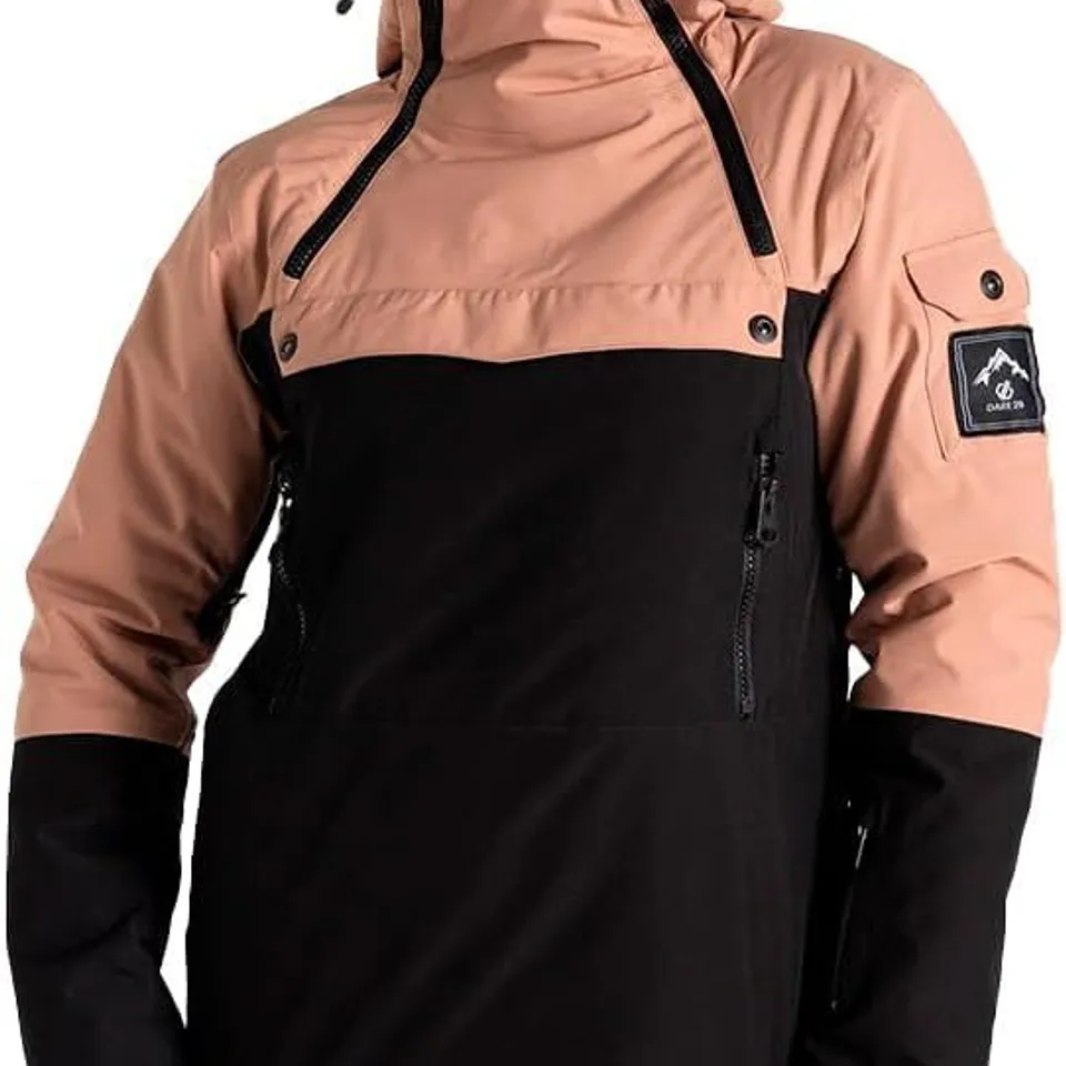 BRAND NEW DARE 2B WOMEN'S SLIDE OUT OVERHEAD SKI COAT INSULATED JACKET CASHMERE/BLACK UK12