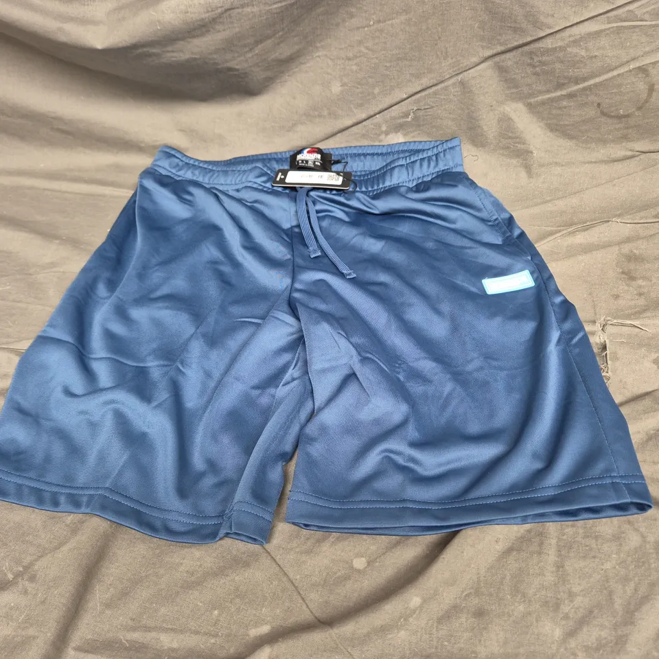 MCKENZIE BLUE ATHLETIC SHORTS – DRAWSTRING, TAG ATTACHED 