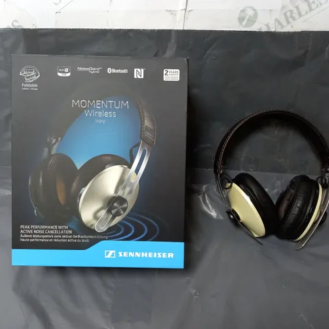 BOXED SENNHEISER MOMENTUM WIRELESS IVORY FOLDABLE HEADPHONES 