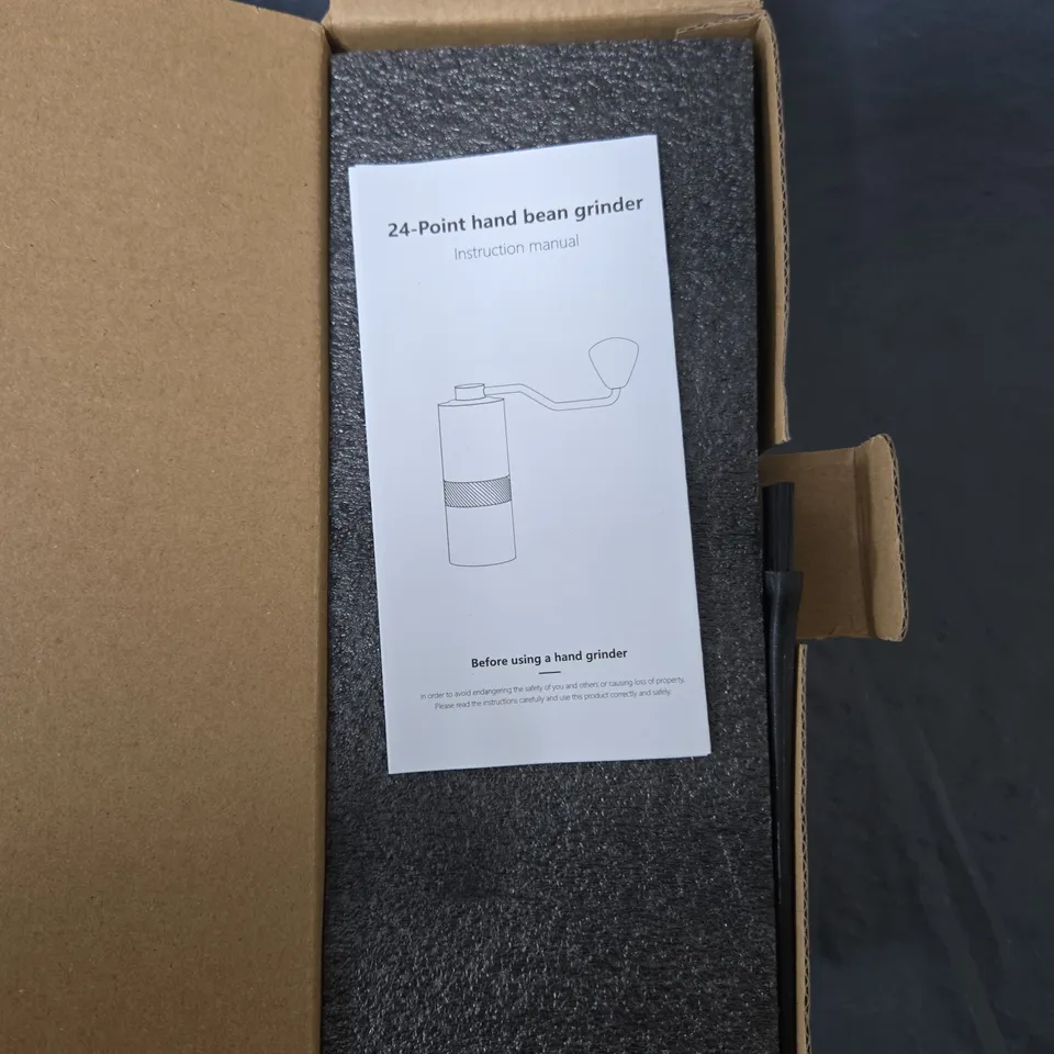 24-POINT HAND BEAN GRINDER – MANUAL COFFEE GRINDER