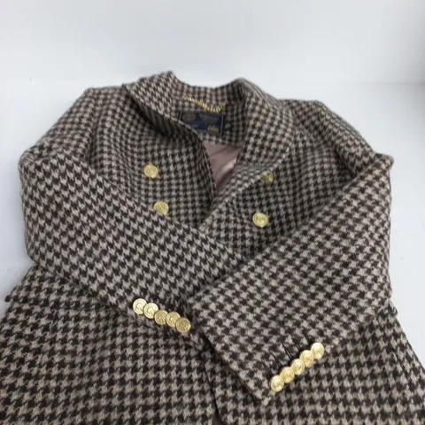 HOLLAND COOPER TWEED COAT, HOUNDSTOOTH, UK 12