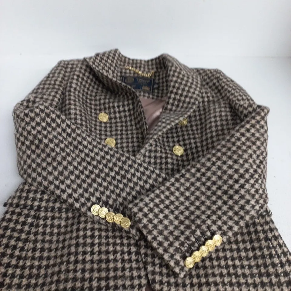HOLLAND COOPER TWEED COAT, HOUNDSTOOTH, UK 12