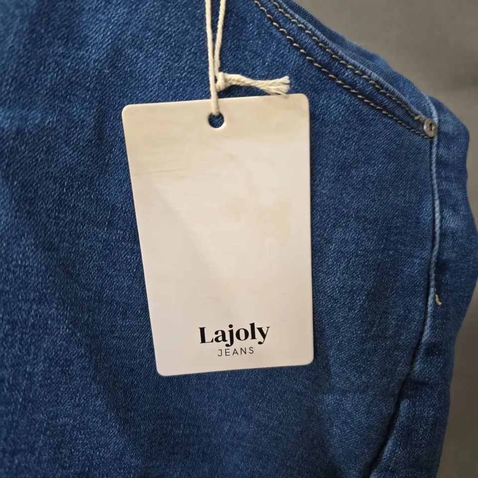 LAJOLY JEANS – DENIM BLUE SHORTS, SIZE 42 (EU 42 / UK 14)
