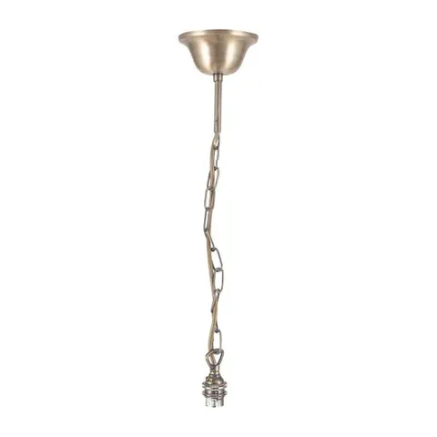 BOXED METAL CHAIN CEILING LIGHT