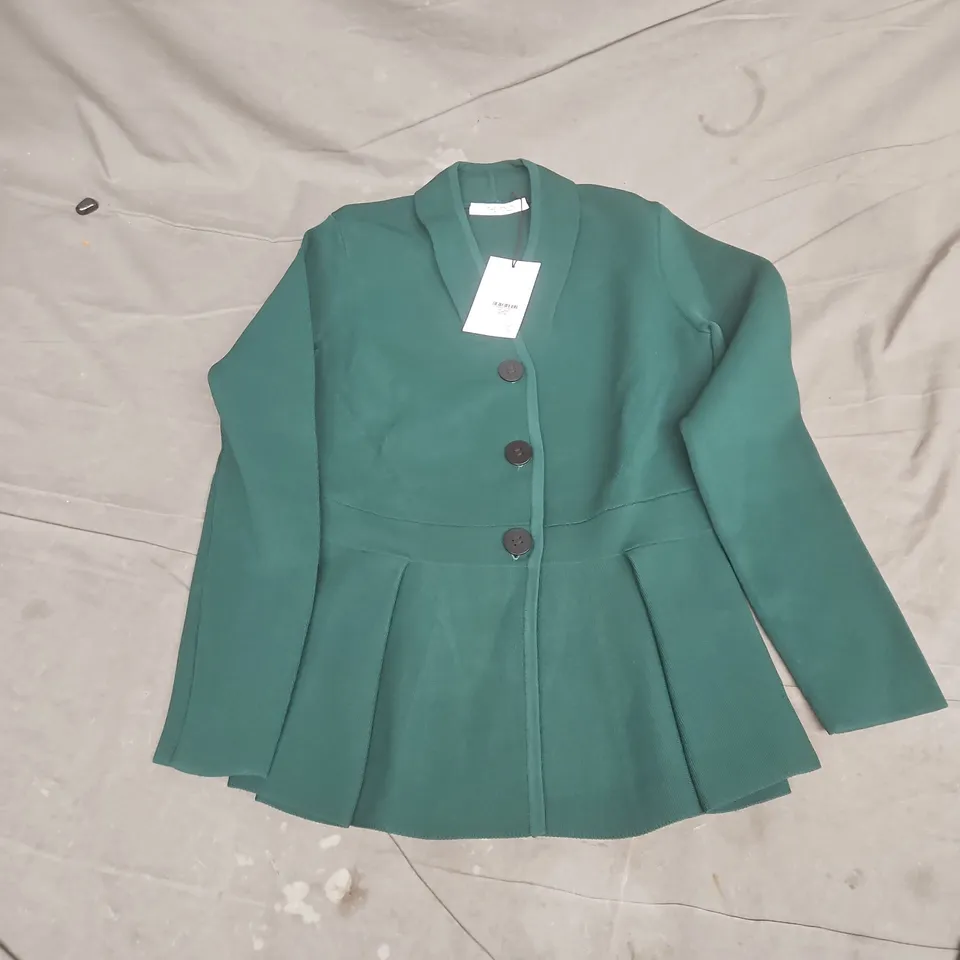 THE FOLD LONDON CORATO JACKET - GREEN, XS