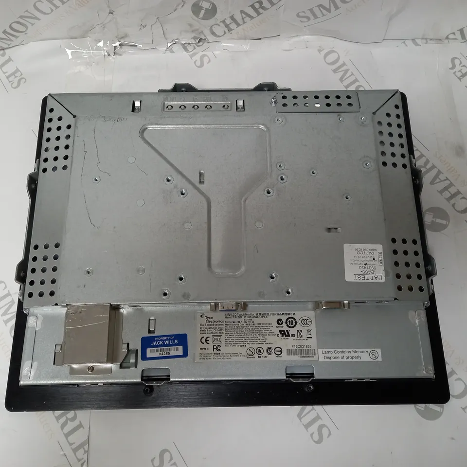 ELO TOUCHSYSTEMS 15" TOUCHSCREEN MONITOR ET1537L