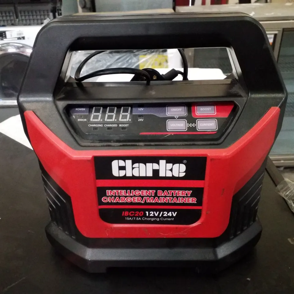 CLARKE IBC20 12/24V 20A INTELLIGENT BATTERY CHARGER