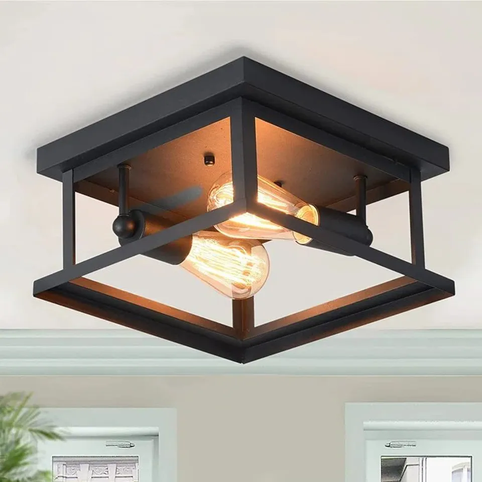 BOXED JESSIE 2-LIGHT 28CM FLUSH MOUNT