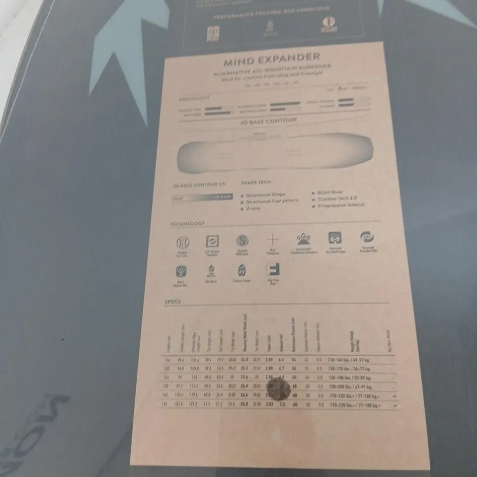 JONES MIND EXPANDER SNOWBOARD 158 CM