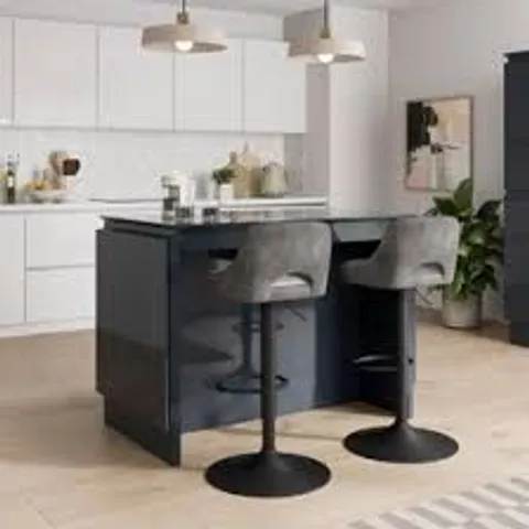 INEZ KITCHEN ISLAND LIGHT GREY (2 BOXES)