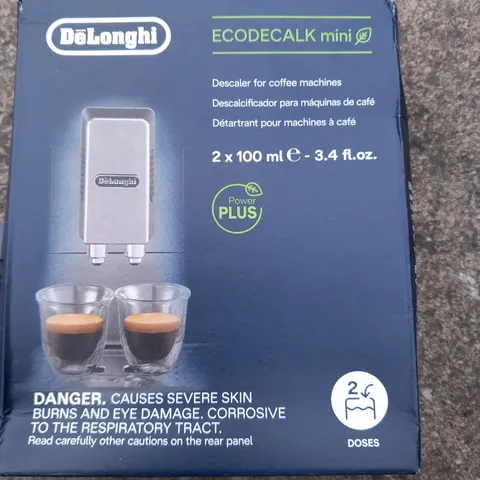 LARGE PALLETOF DELONGHI ECODECALK MINI DESCALER FOR COFFEE MACHINES 2 DOSES PER PACK