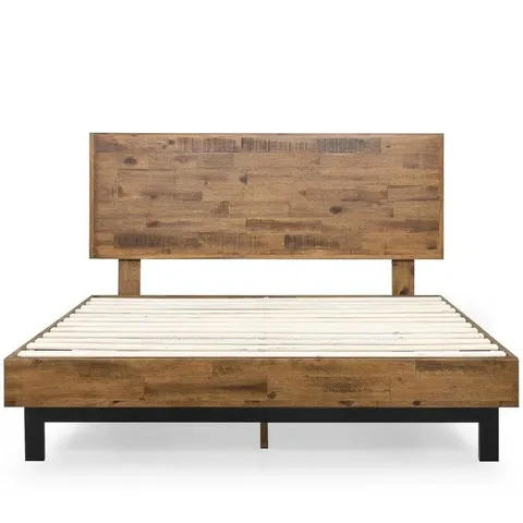 BOXED TULARE PLATFORM BED KINGSIZE