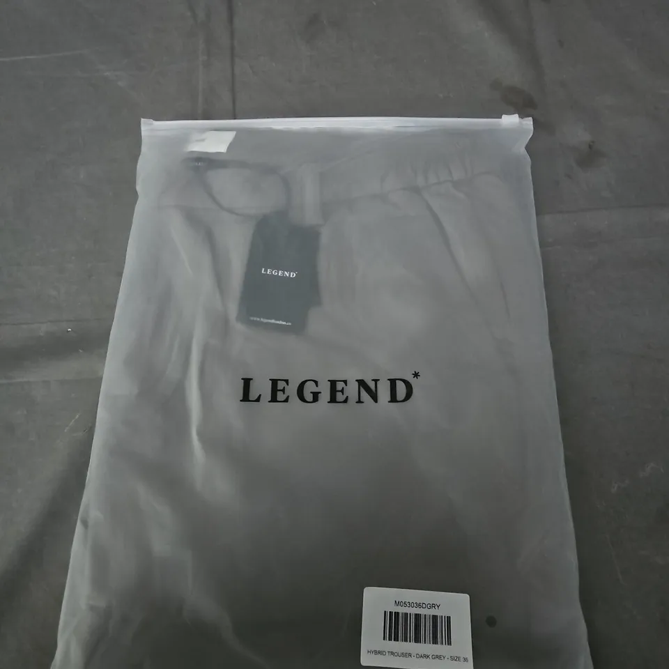 LEGEND HYBRID TROUSERS – DARK GREY – SIZE 36
