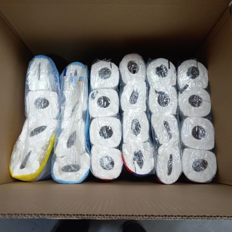 LOT OF 10 MULTIPACKS OF TOILET TISSUE TO INCLUDE SOFTESSE, SERENITY AND PHOENIX