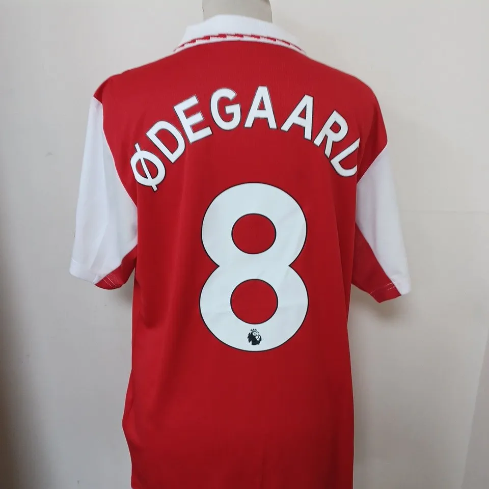 ARSENAL FC HOME SHIRT WITH ODEGAARD 8 SIZE M