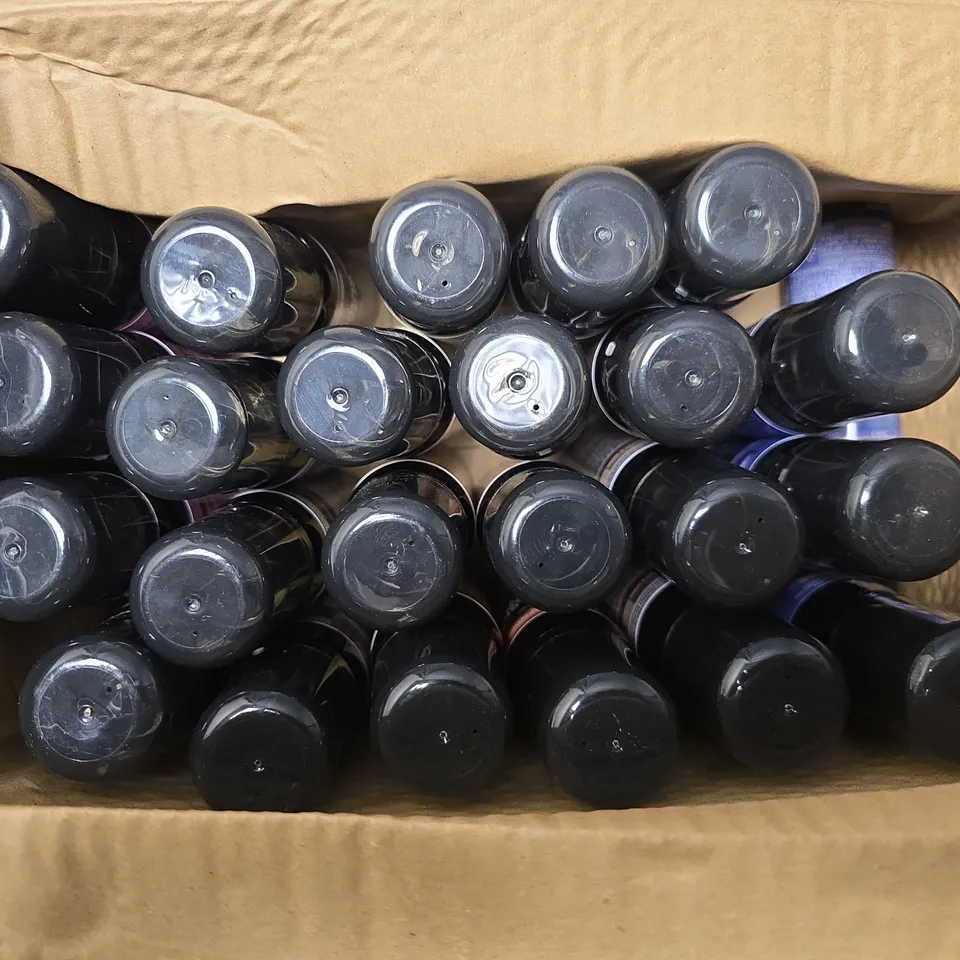 APPROXIMATELY 20 ASSORTED MATRIX BLOW DRY SPRAYS TO INCLUDE ASH BLONDE, TITANIUM SILVER, GOLDEN BLONDE, ETC - COLLECTION ONLY