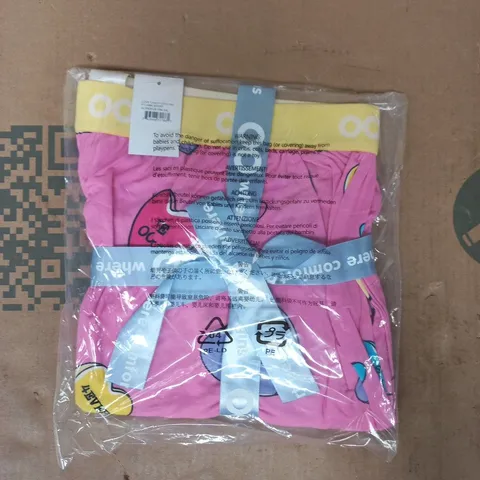 BAGGED OODIE LOVE CANDY COOLING PYJAMA SHORTS IN PINK SIZE 3XL