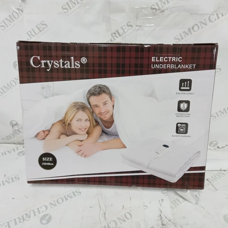 CRYSTALS ELECTRIC UNDERBLANKET 150CM X 80CM 