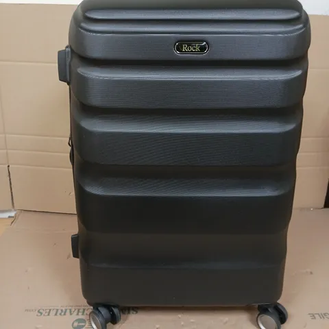 ROCK LUGGAGE BALI 8 WHEEL HARDSHELL MEDIUM SUITCASE - BLACK