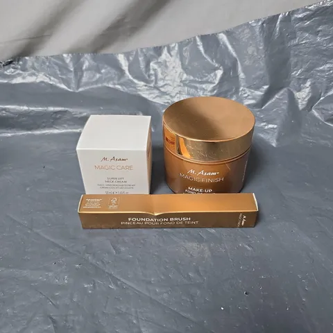 5 X ASSORTED M ASAM PRODUCTS TO INCLUDE MAKE UP SUMMER TEINT, SUPER LIFT NECK CREAM ETC BOXED