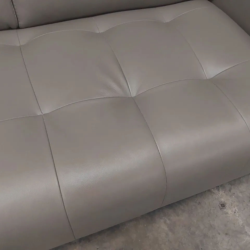 QUALITY DESIGNER ITALIAN MADE MARCOS 3 SEATER SOFA - GREY