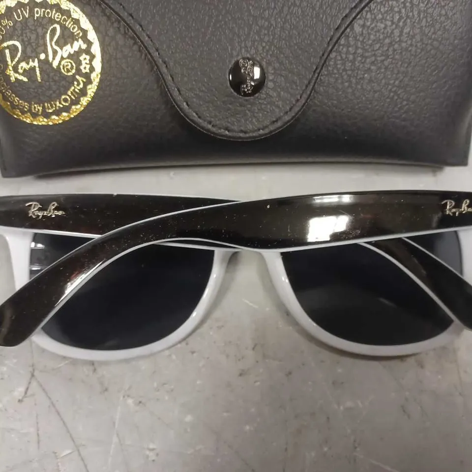 RAYBAN RB2140 SUNGLASSES WHITE/BLACK