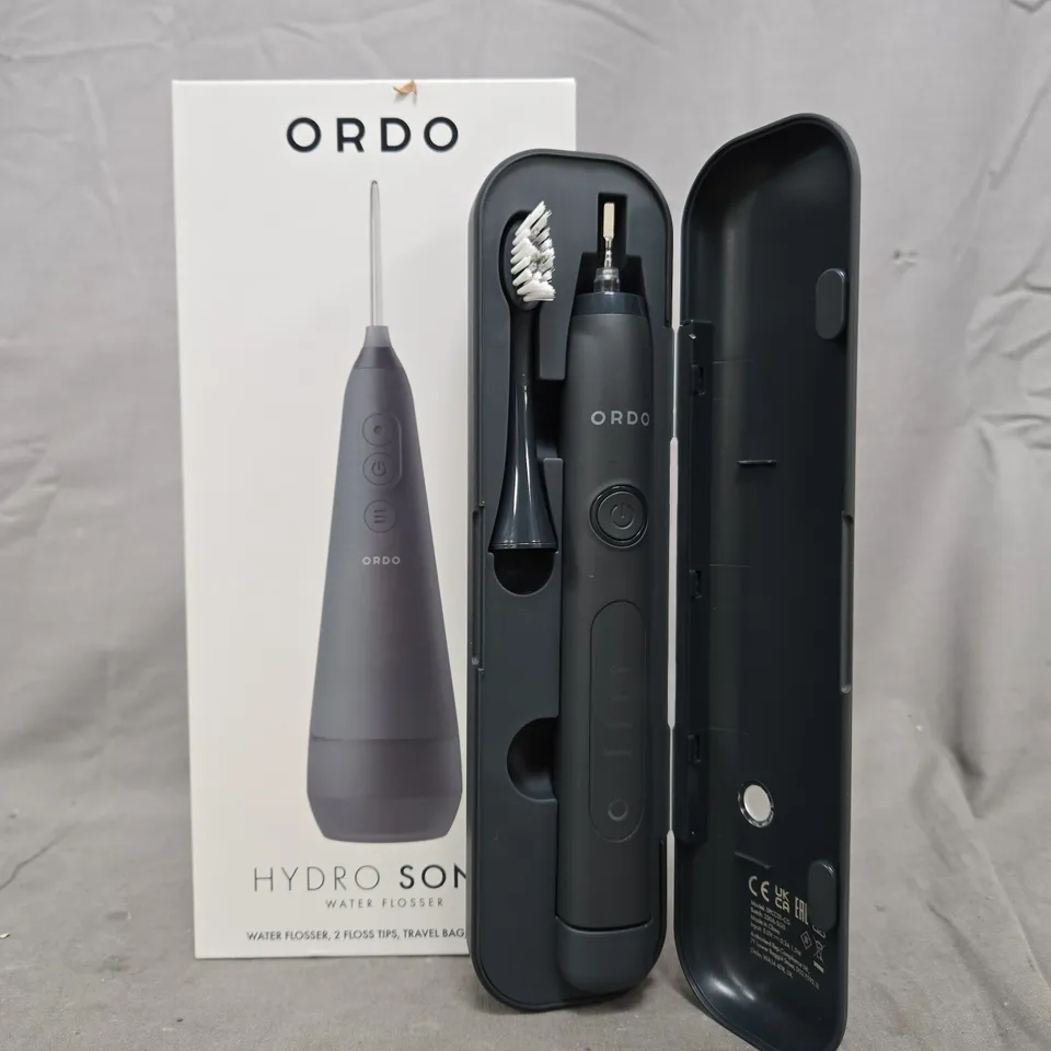BOXED ORDO SONIC+ ELECTRIC TOOTHBRUSH IN CHARCOAL BLACK