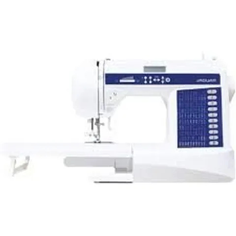 BOXED JAGUAR HD-696 COMPUTERISED SEWING MACHINE (QUILTING EDITION) WHITE