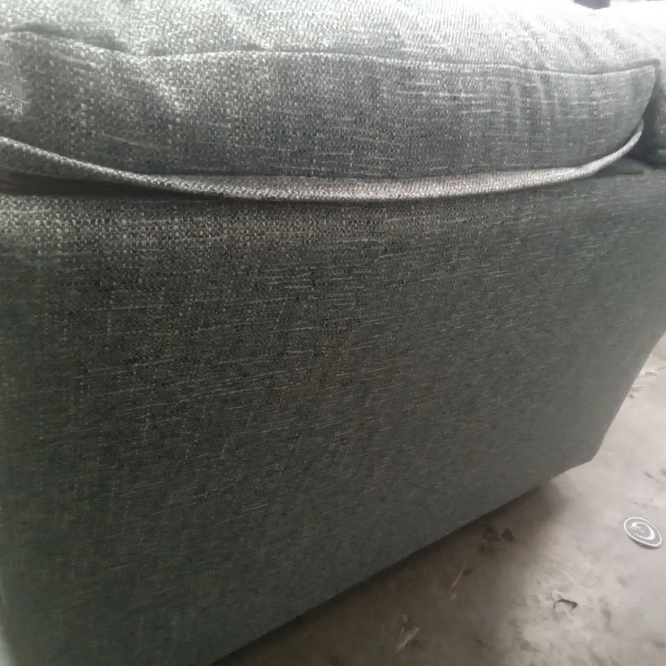 DESIGNER G PLAN MADE MISTRAL C 2 SEATER SOFA - DAPPLE KINGFISHER FABRIC 