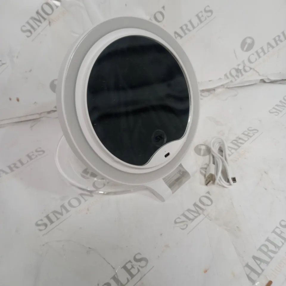 BOXED SIMPLY BEAUTY DOUBLE SIDED FLEX STAND LED VANITY MIRROR
