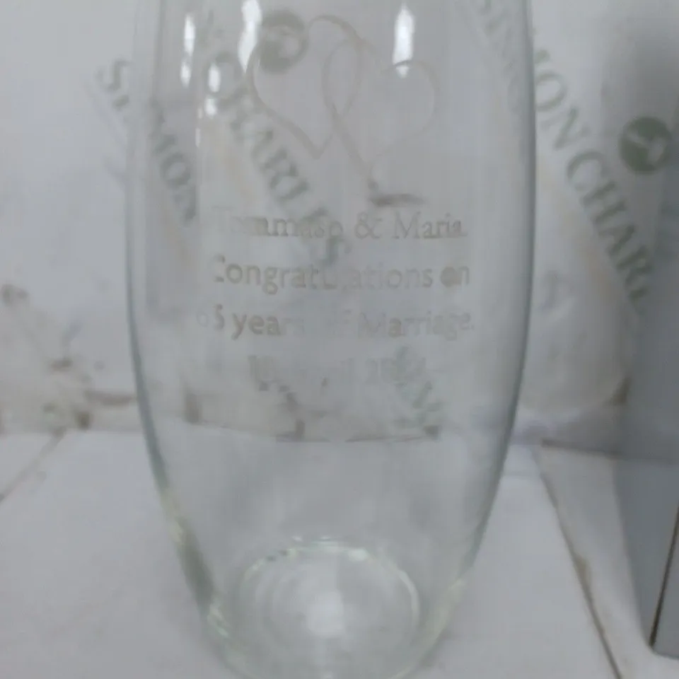 ENTWINED HEARTS VASE RRP £19.99