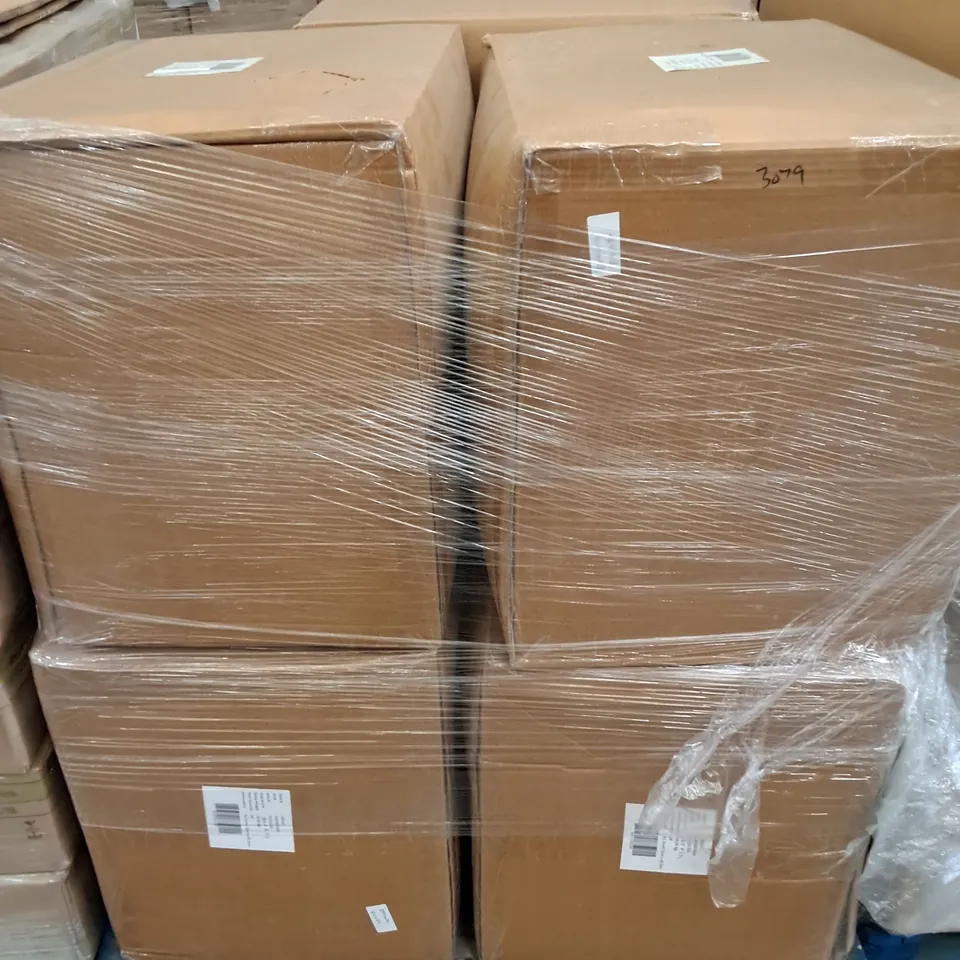PALLET CONTAINING 6 24-PIECE BOXES OF BRAND NEW NON SLIP BATH MATS IN BROWN 