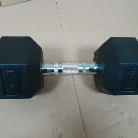 12kg DUMBELL IN BLACK - COLLECTION ONLY