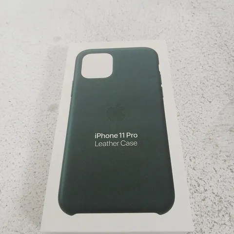 10 X APPLE IPHONE 11 PRO LEATHER CASES IN FOREST GREEN 