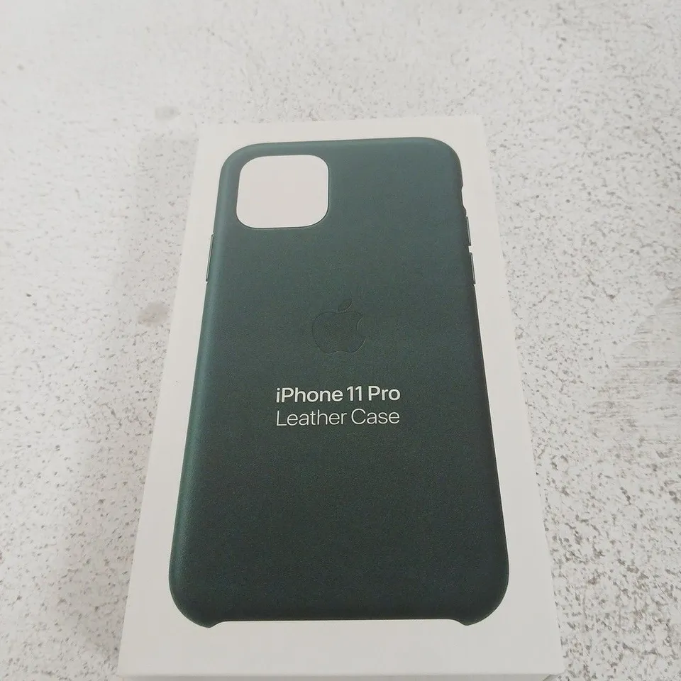 10 X APPLE IPHONE 11 PRO LEATHER CASES IN FOREST GREEN