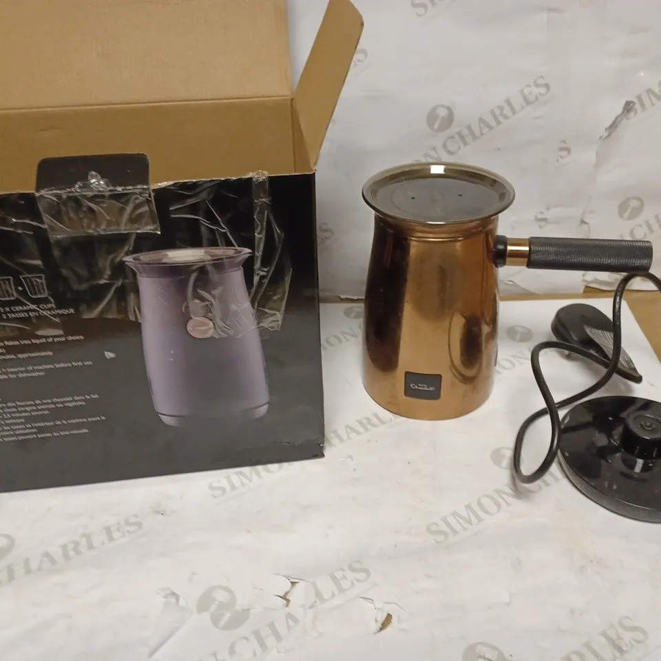 DUALIT HOTEL CHOCOLAT VELVETISER HOT CHOCOLATE MACHINE, COPPER