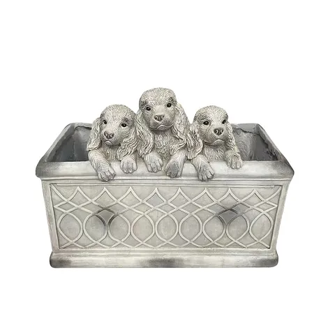 MY GARDEN STORIES POODLE TROUGH PLANTER