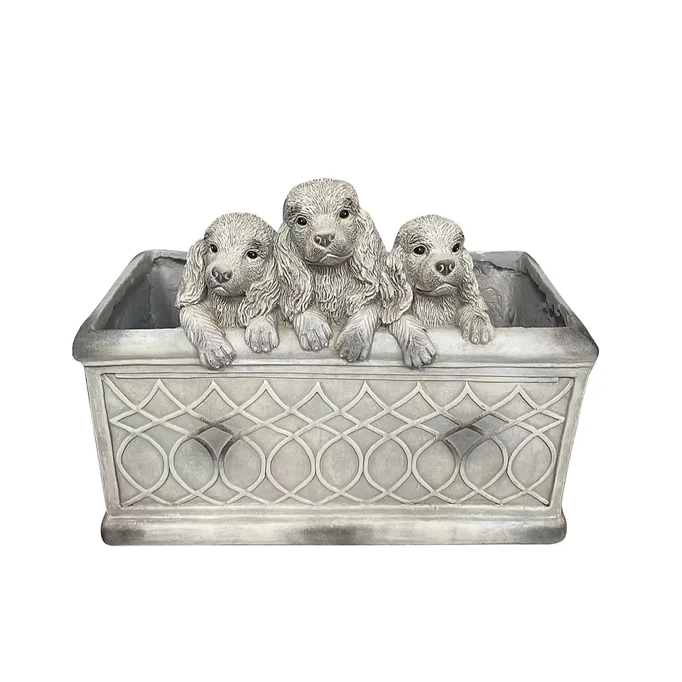 MY GARDEN STORIES POODLE TROUGH PLANTER