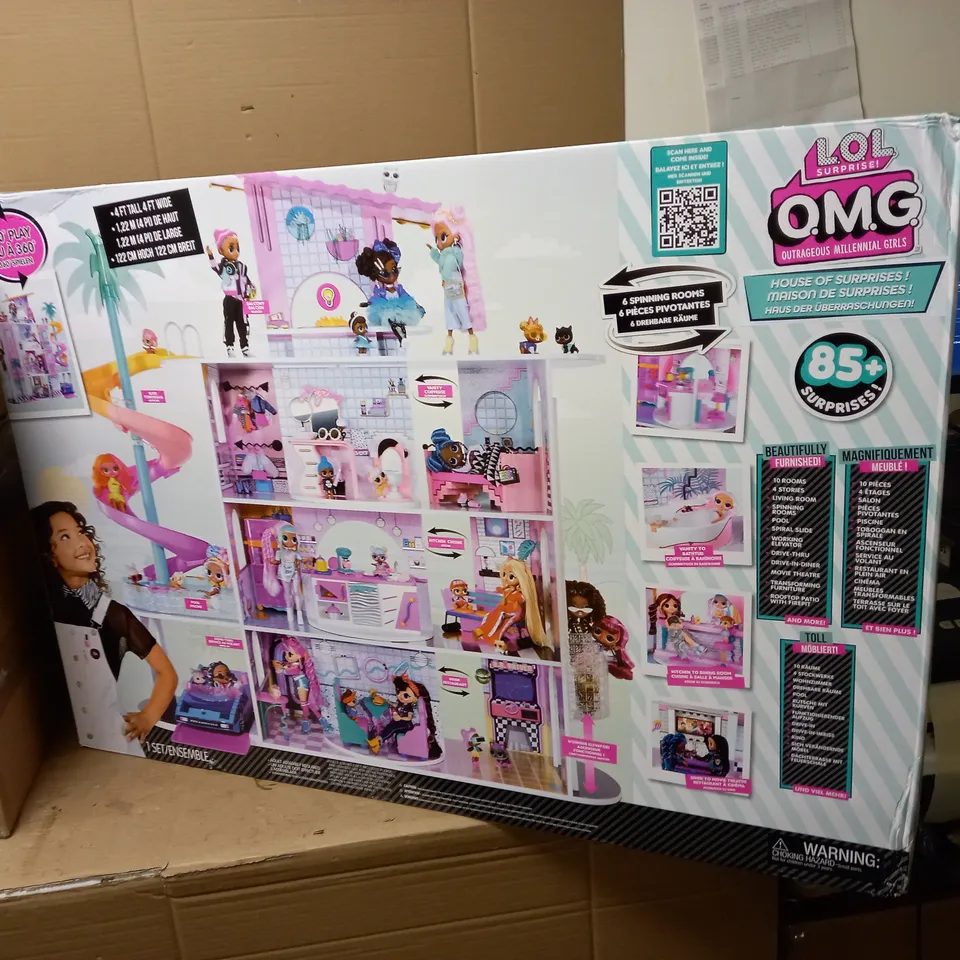 BOXED L.O.L. SUPRISE! OMG HOUSE OF SURPRISES (COLLECTION ONLY) RRP £159.99