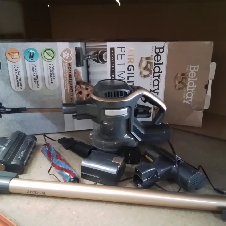 BELDRAY AIRGILITY PET CORDLESS VACUUM CLEANER 