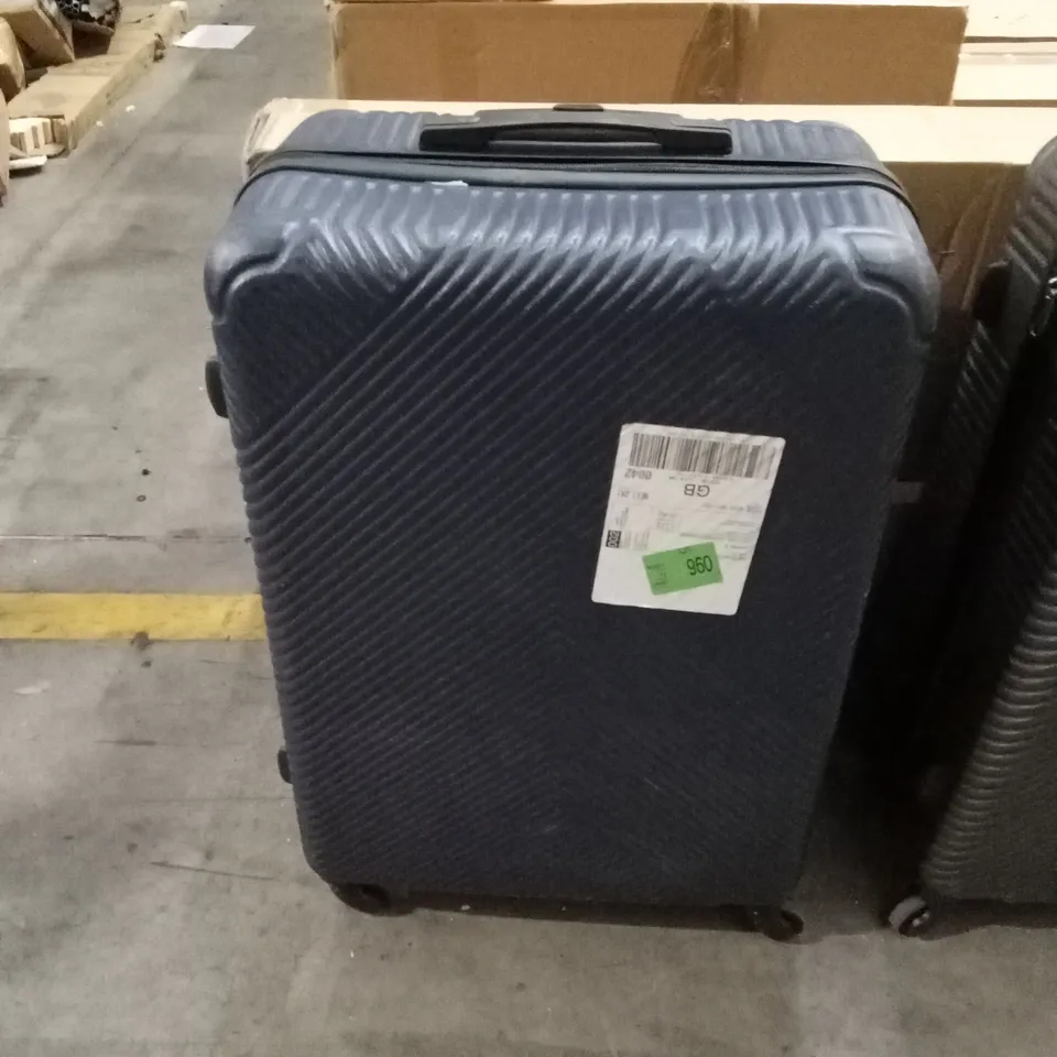 NEO BLUE HARD PLASTIC SHELL SUITCASE
