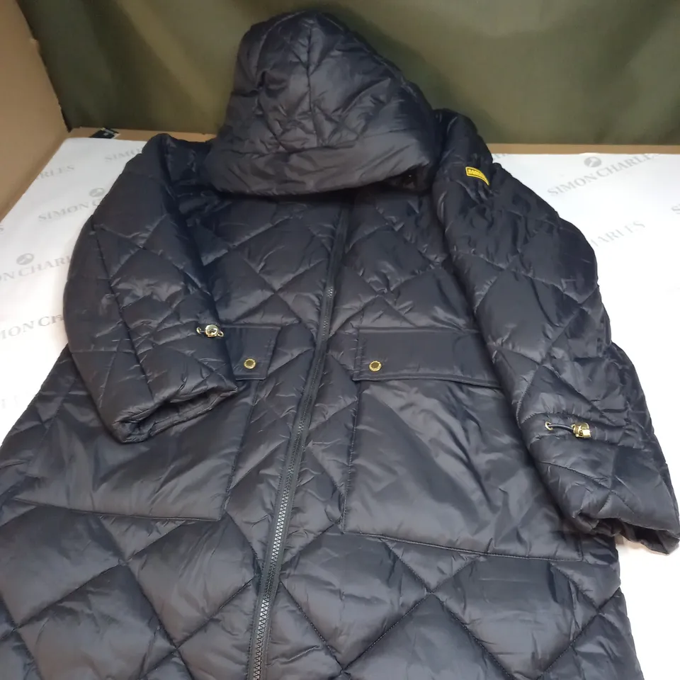 BARBOUR INTERNATIONA QUILTED COAT SIZE 12