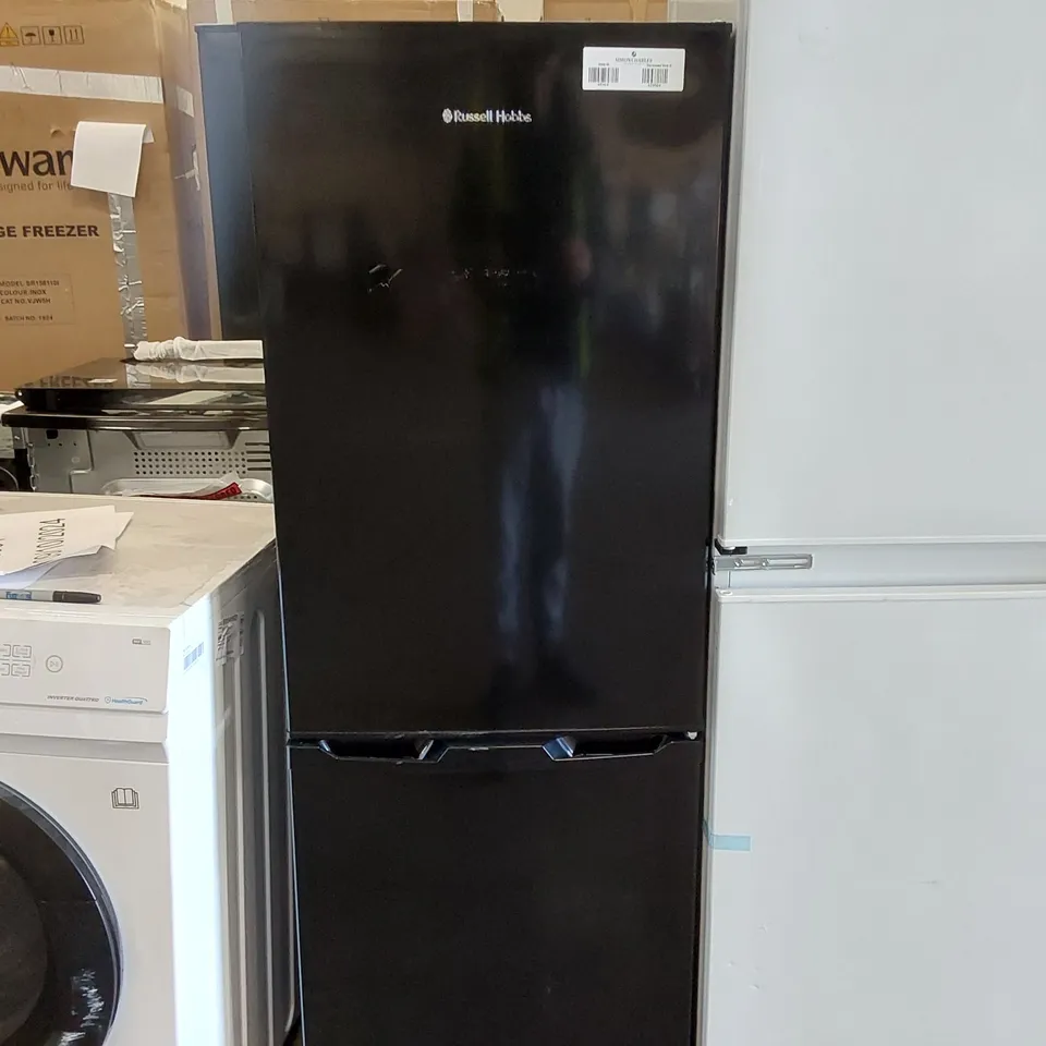 RUSSELL HOBBS RH50FF145B 145CM HIGH 60/40 SMALL FRIDGE FREEZER BLACK F-RATED - UNPROCESSED RAW RETURN