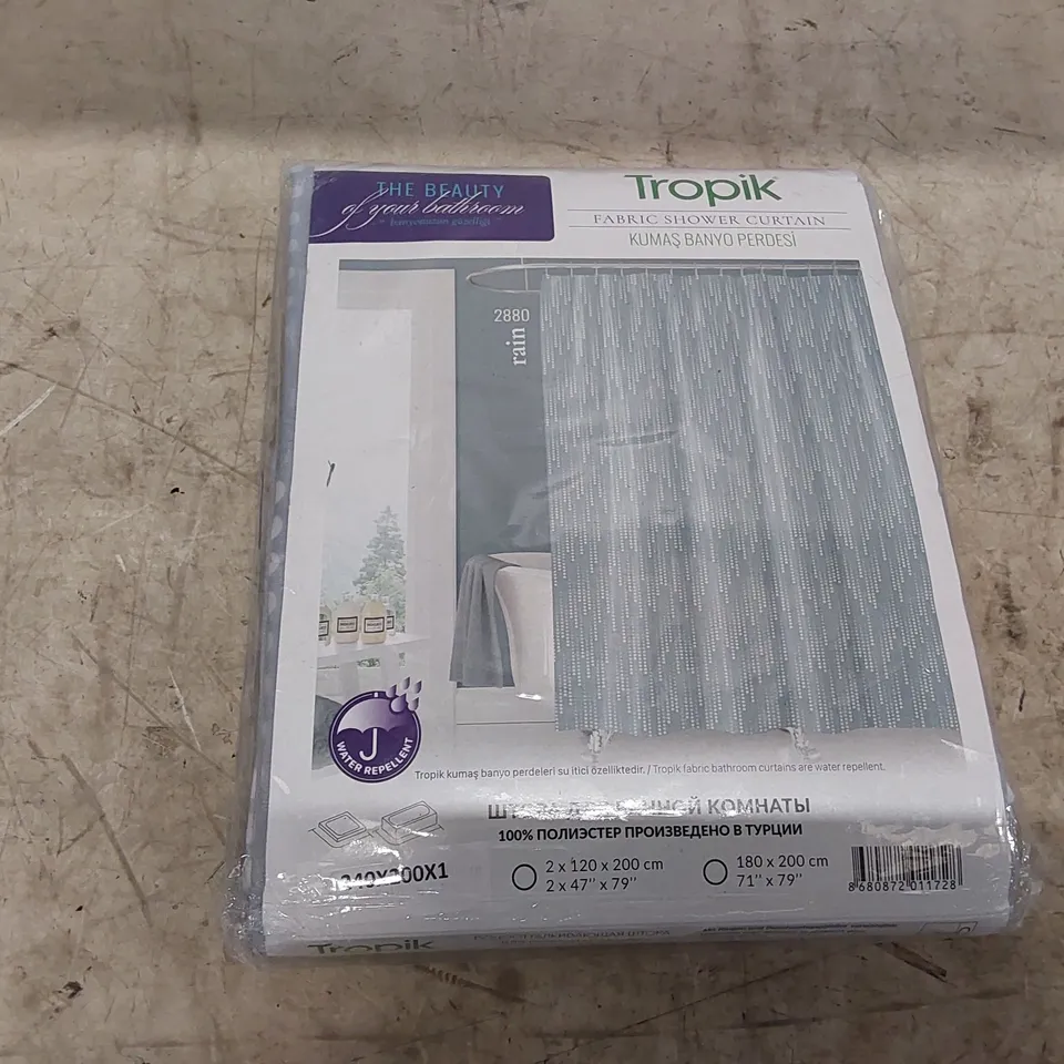 BAGGED BURKART POLYESTER SHOWER CURTAINS (1 ITEM)