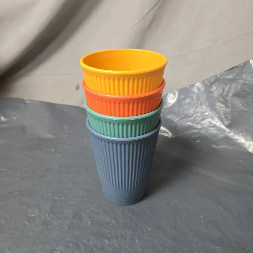 PLASTIC MULTI COLOUR DINNER WARE SET