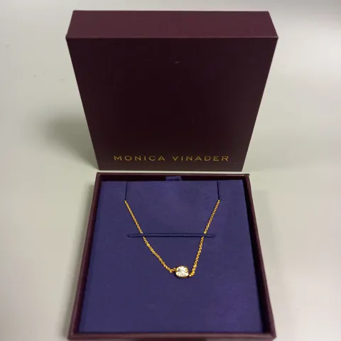 BOXED MONICA VINADER DIAMOND ESSENTIAL BRACELET