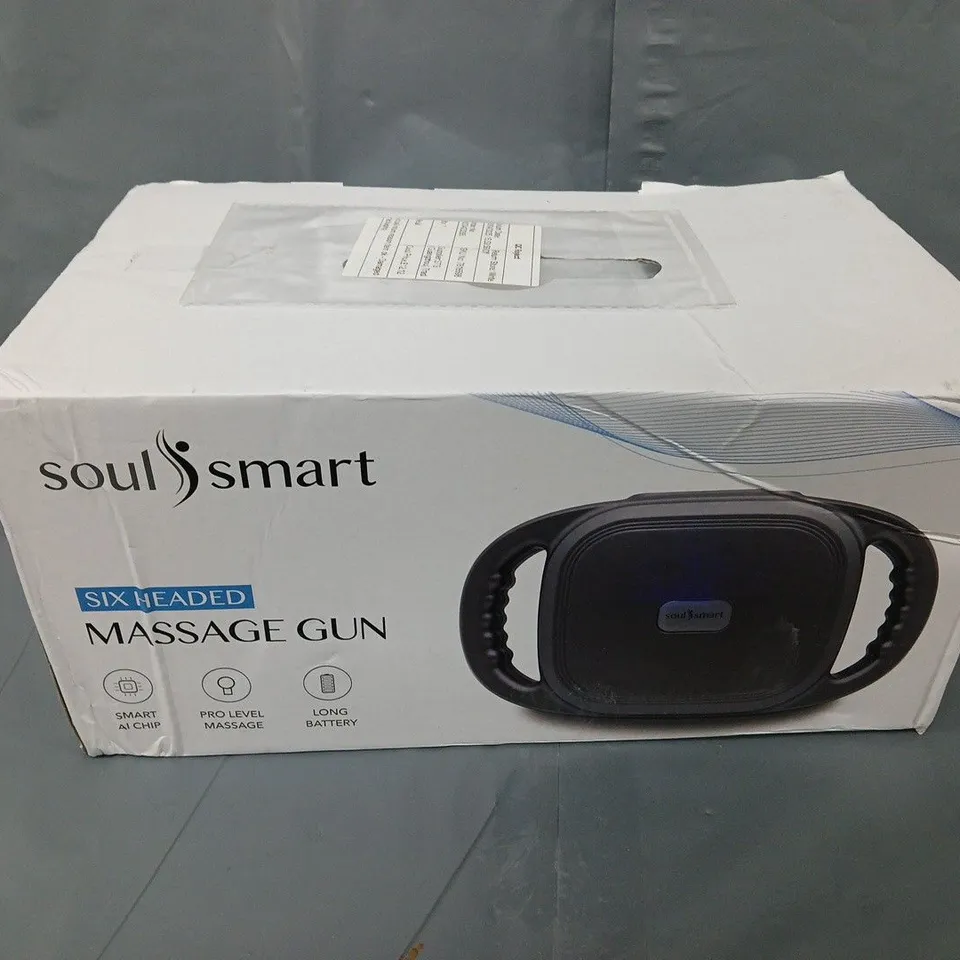 BOXED SOUL SMART SIX HEADED MASSAGE GUN