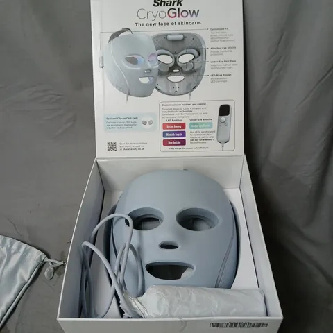 SHARK CRYOGLOW FACIAL SKINCARE DEVICE WITH MASK – BOXED
