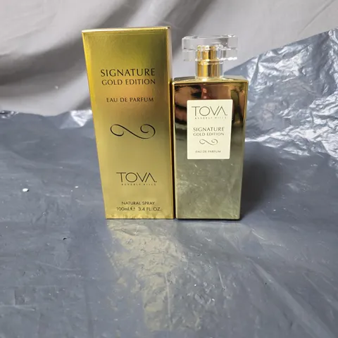 TOVA SIGNATURE GOLD EDITION EAU DE PARFUM 100ML – BOXED